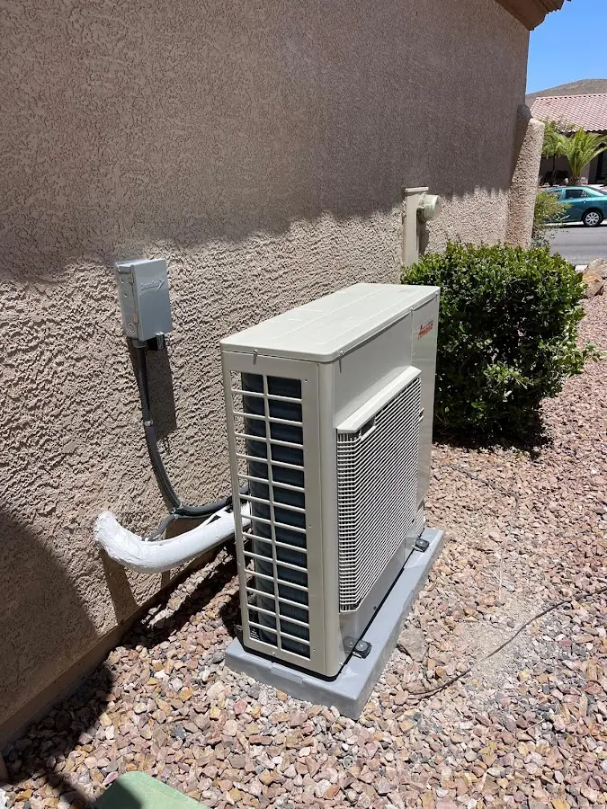 Residential air conditioning condenser unit in Wheat Ridge